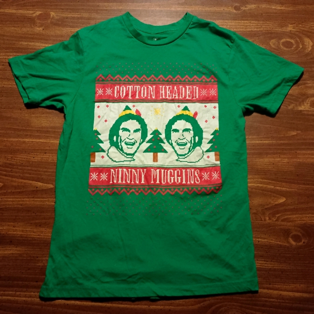 ELF CHRISTMAS T-SHIRT - Medium // Xmas Movie Holiday Fun Funny Will Ferrel